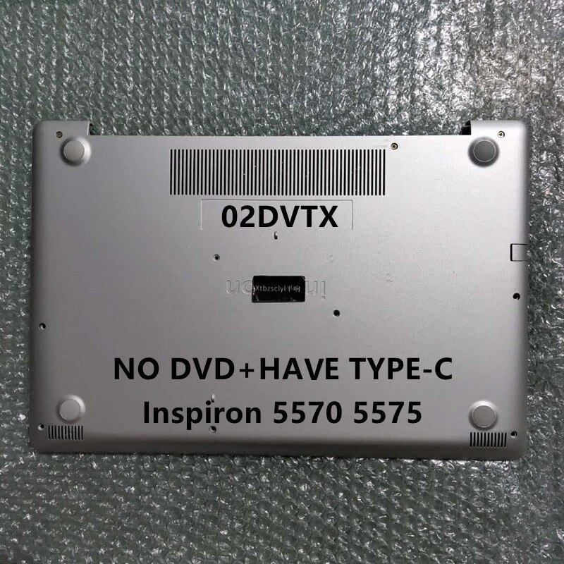 Nowy dla Dell Inspiron 15 5570 5575 LCD tylna pokrywa górna górna pokrywa klawiatura dolna pokrywa dolna skrzynka 0X4FTD 0TTK82 0M1FJK 0N9W2D: 02DVTX