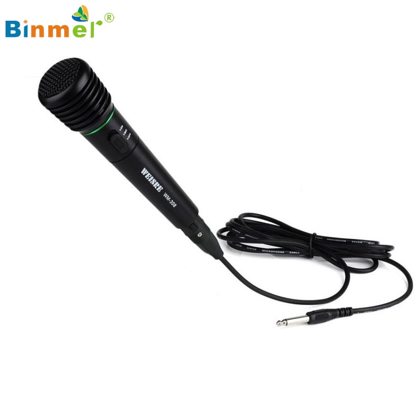 Binmer Verdrahtete oder Drahtlose 2in1 Handheld Mikrofon Mic Empfänger System Undirectional 51023 MotherLander