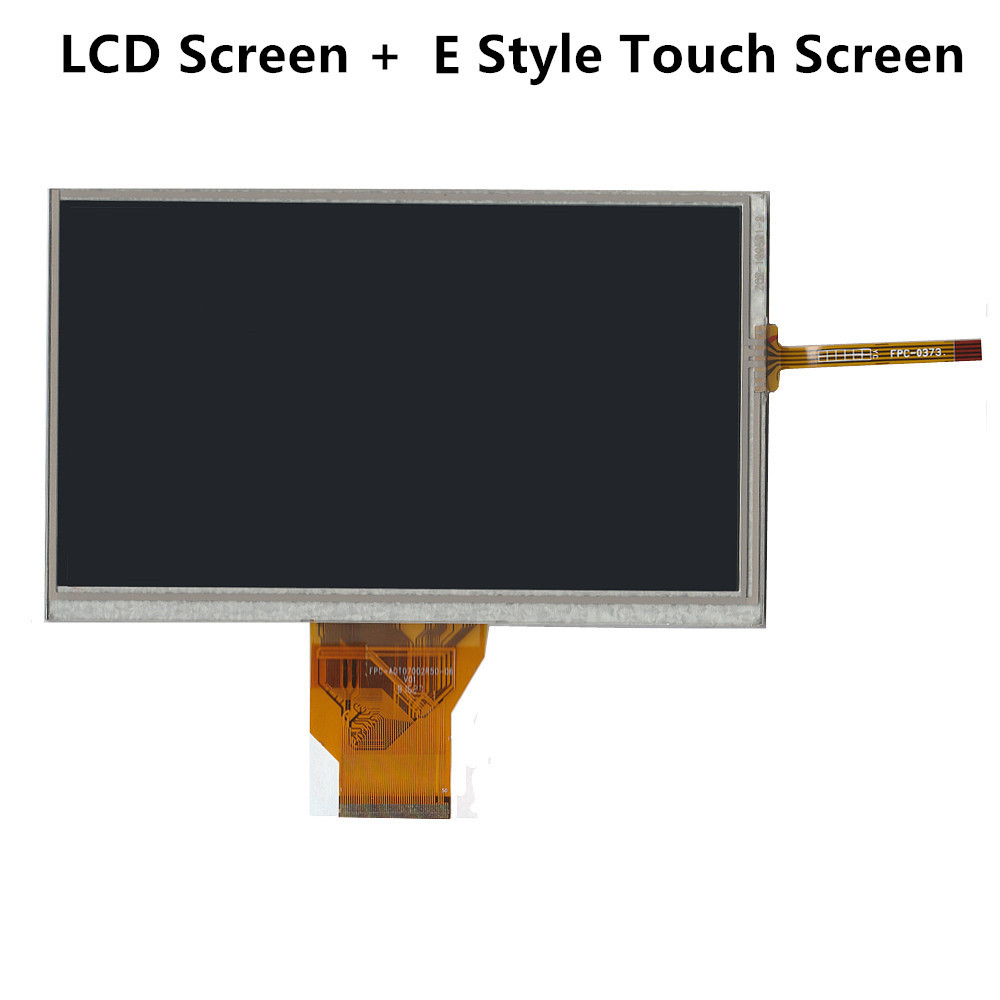 7 inch AT070TN92 V.X AT070TN90 LCD Screen Car Display 165*100 4-wire Resistive Touch Screen Car Navigation DVD LCD: Blue