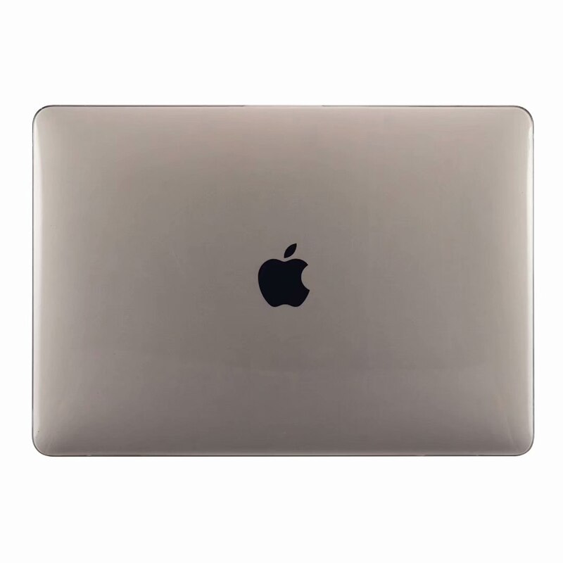 Blank gennemsigtig etui til macbook retina 12 tommer  a1534 krystal gennemsigtigt hårdt cover: Grå