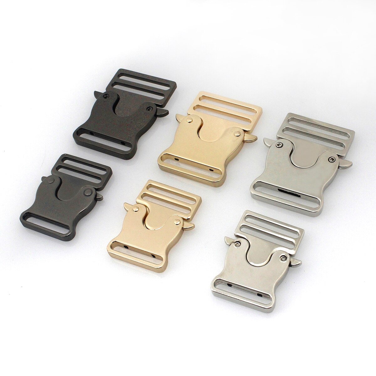 1Pcs Mode Metalen Rugzak Band Gesp Quick Side Release Sluiting Voor Diy Tas Outdoor Rugzak Riem Riem Singels Lether craft
