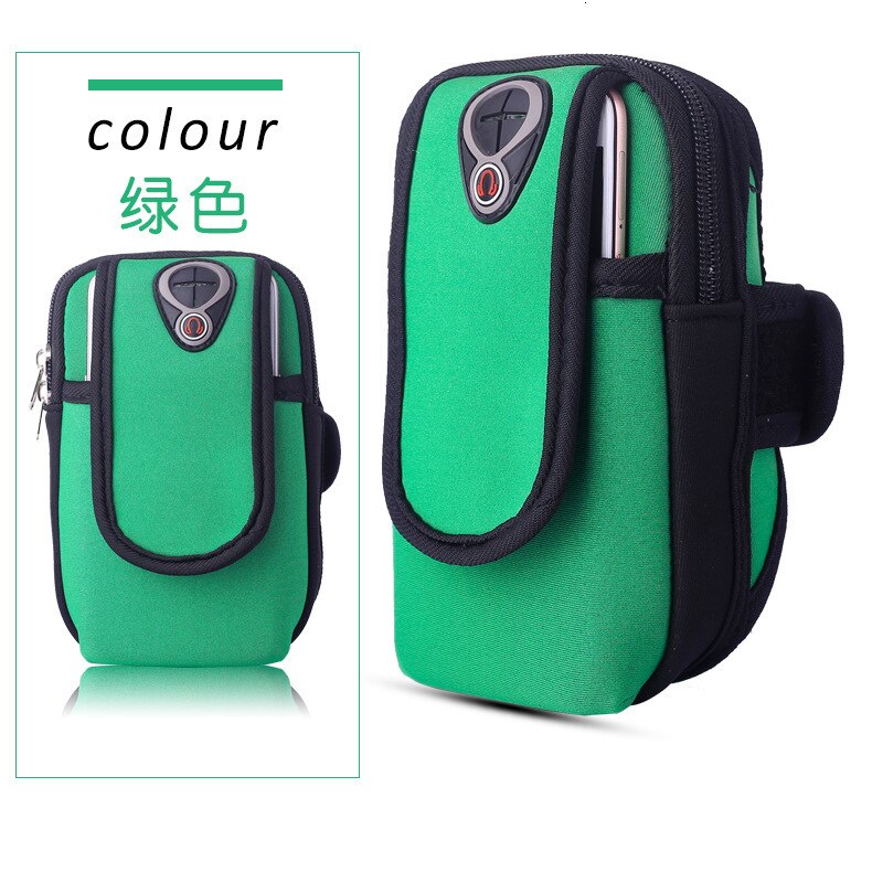 Esportes de Serviço Armband Bolsa Case Capa armband Correndo Universal Esporte Braço saco Do Telefone Titular do telefone celular À Prova D' Água Esporte Ao Ar Livre: green