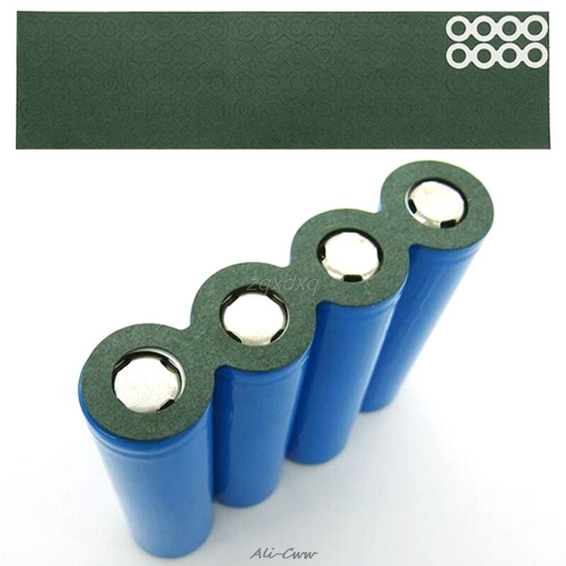 100 stks/partij 18650 Batterij Anode Holle Isolatie Pad Wees Gerst Papier Pakking AUG_15