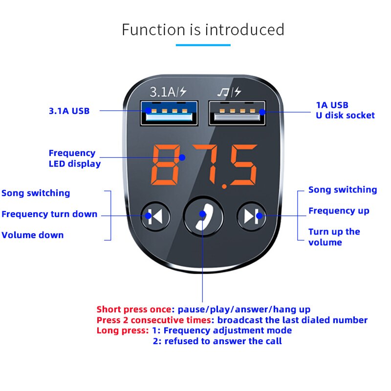 Bluetooth адаптер блютуз odbiornik Bluetooth akcesoria samochodowe inteligentny System samochodowy elektronika akcesoria samochodowe Adapter muzyczny: Bluetooth Adapter