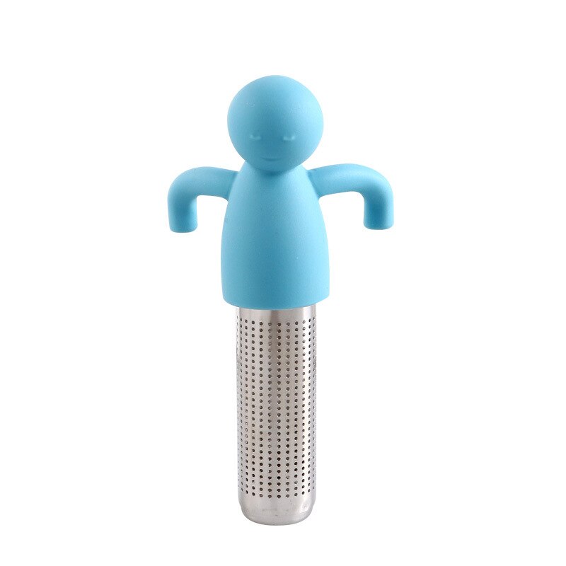 Tea Infuser Strainer Sieve Stainless Steel Infusers Teaware Tea Bags Leaf Filter Diffuser Infusor Kitchen Accessories: 1pc Blue