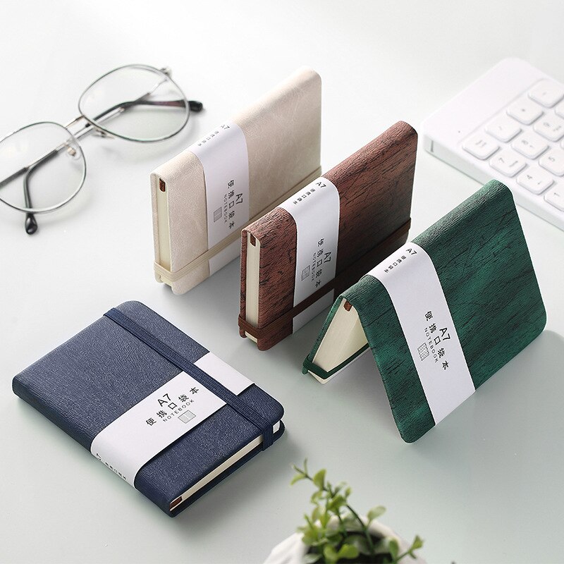 Kawaii 100 Sheets Portable Notebook A6 A7 Bullet Journal Notebook Foreign Languages Word Book Vocabulary Memory Study Stationery