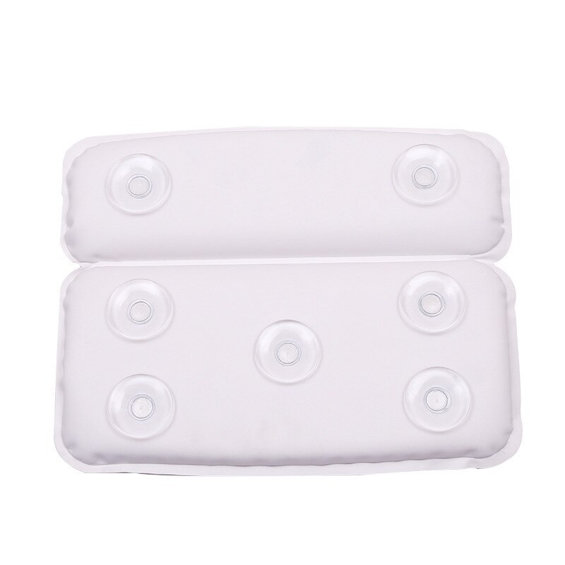 Soft Bath Pillow Thicken SPA Bath Pillow With Suction Cups White Non-Slip Bathroom Pillows For Adult Children Bathroom Supplies