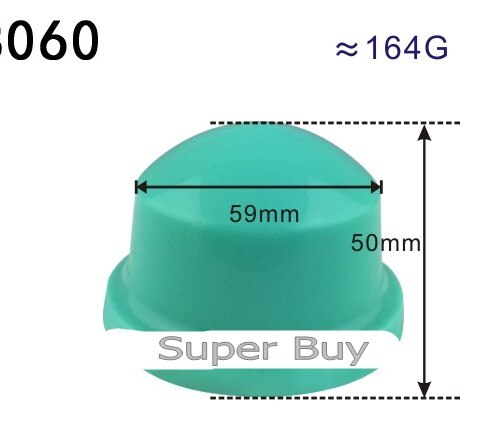 Pad in gomma di Silicone testa per tampografia macchina dimensione del diametro 59 millimetri