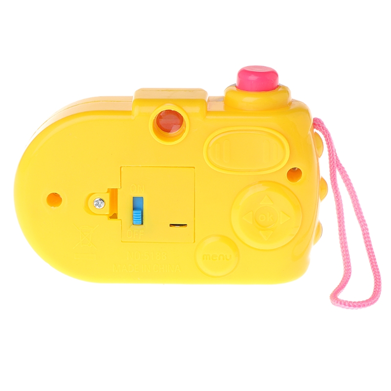 Nyhed kalejdoskop simulering kamera form led lys børn pædagogisk legetøj børn farve tilfældig jul