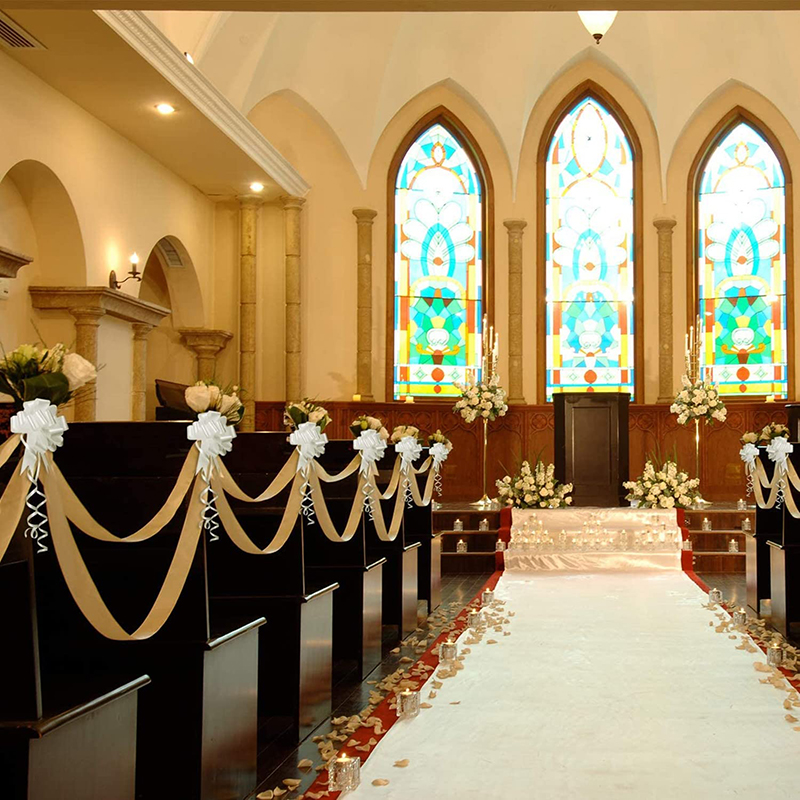 30 st bröllopsrosettband stor bilrosett för bilar födelsedag julklappar dekoration band bröllopsblommor