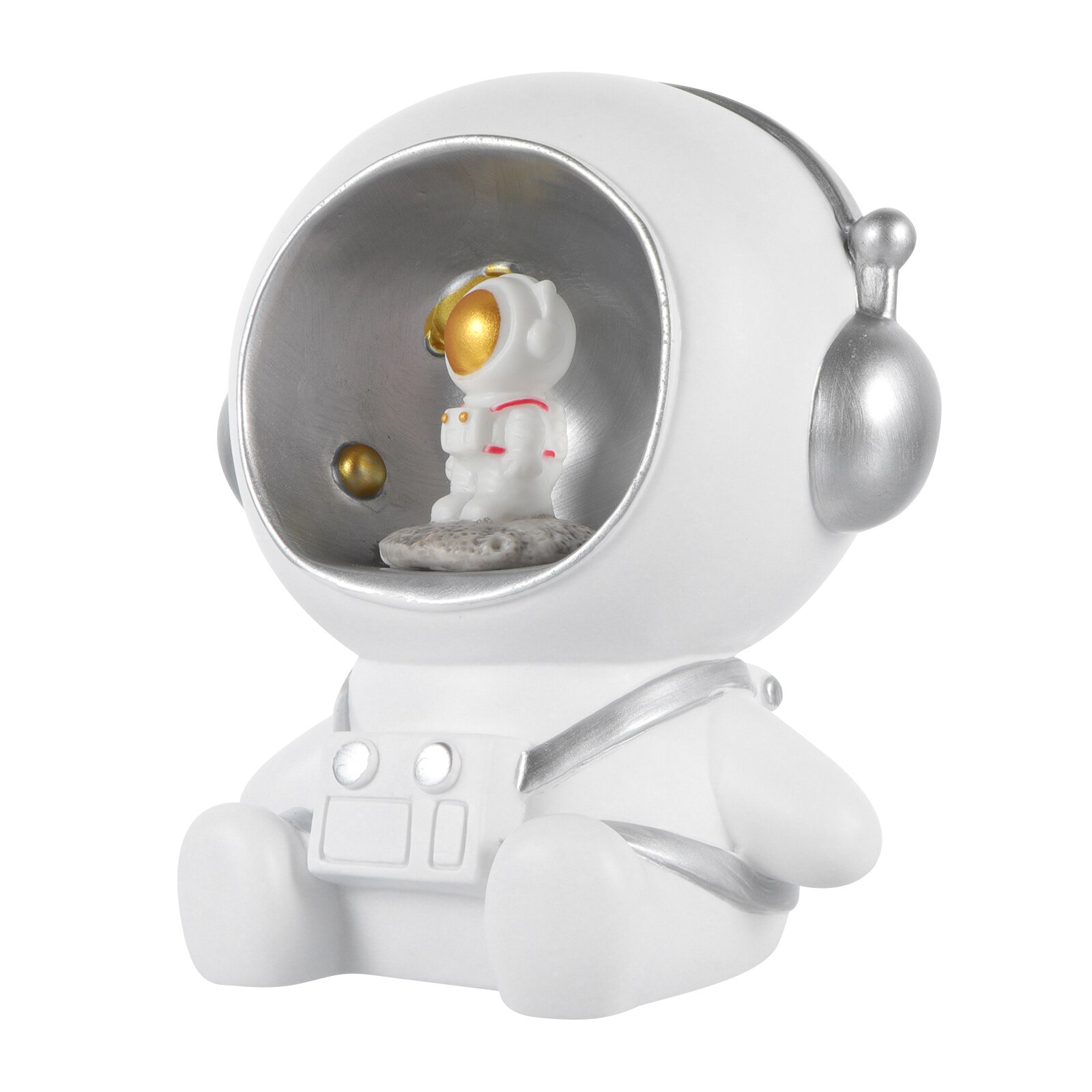 Lovely Astronaut Piggy Bank Decorative Saving Jar Adorable Saving Box Kid