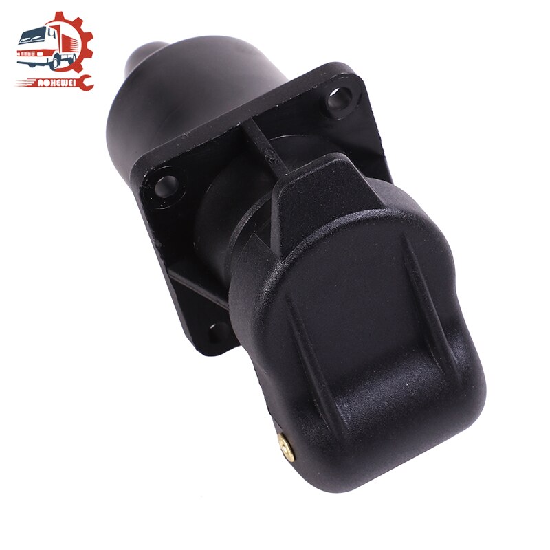 AOHEWEI 3 Pin Trailer Socket Connectors Round 3 Po... Grandado