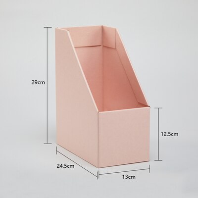 Kraftpapper vikning kombination mapp förvaringsbox skrivbord kontor diverse papper bok vertikal box dokumentförvaring: Stil 4