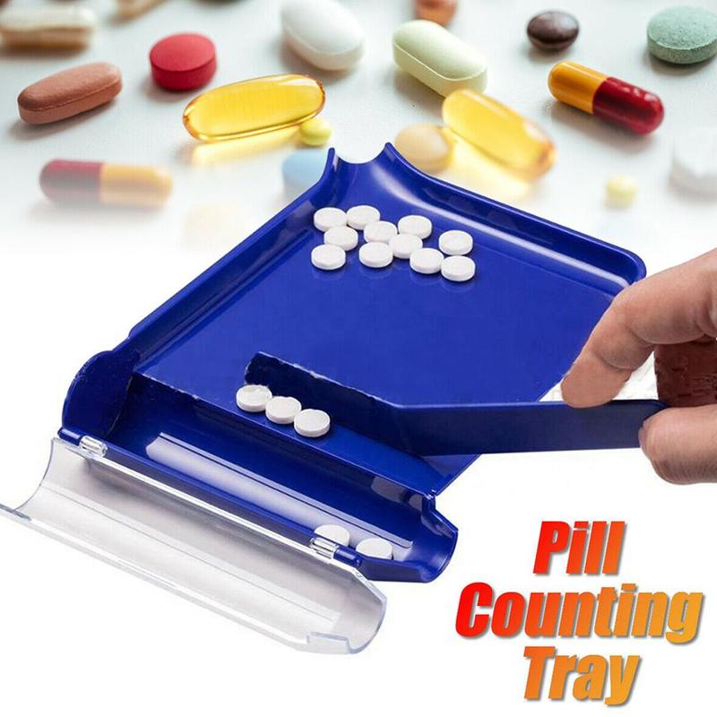 Plastic Medicine Dispensing Tray Dispensing Tray Pill Knife Dispensing Set For Pharmacy Medicine Dialing Can Fix Color