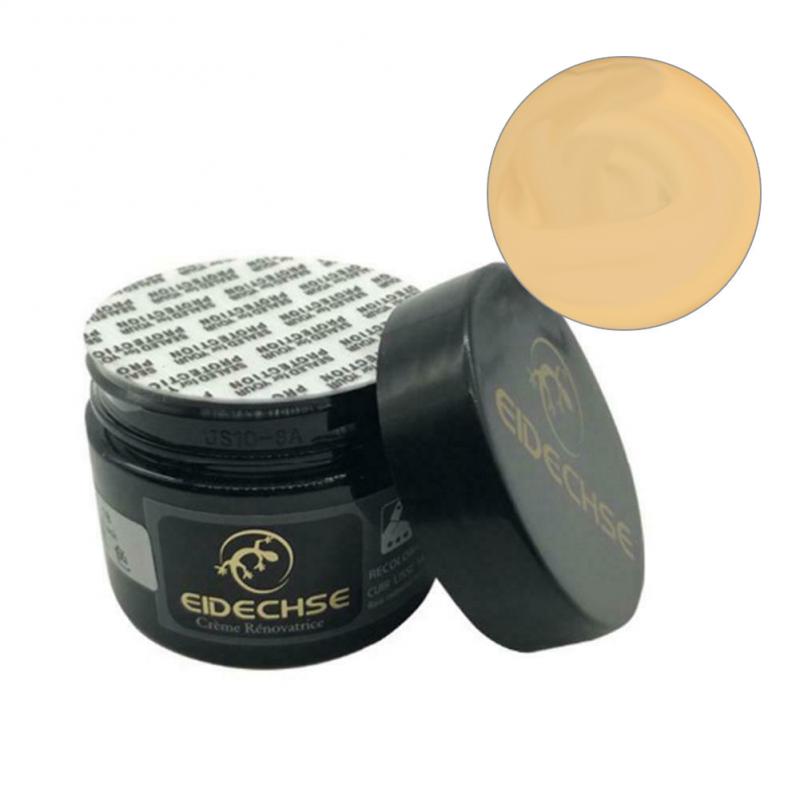 50ml lederen opknapcrème lederen vinyl reparatiesets herstellen autostoelen bank krassen oneffenheden slijtage leder reparatie vulmiddelset: 03 beige