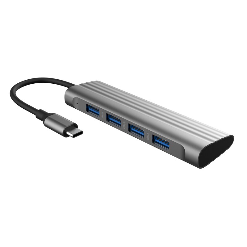 4 in 1 USB C HUB, Docking Station Includes 4XUSB 3.0 for PC Laptop
