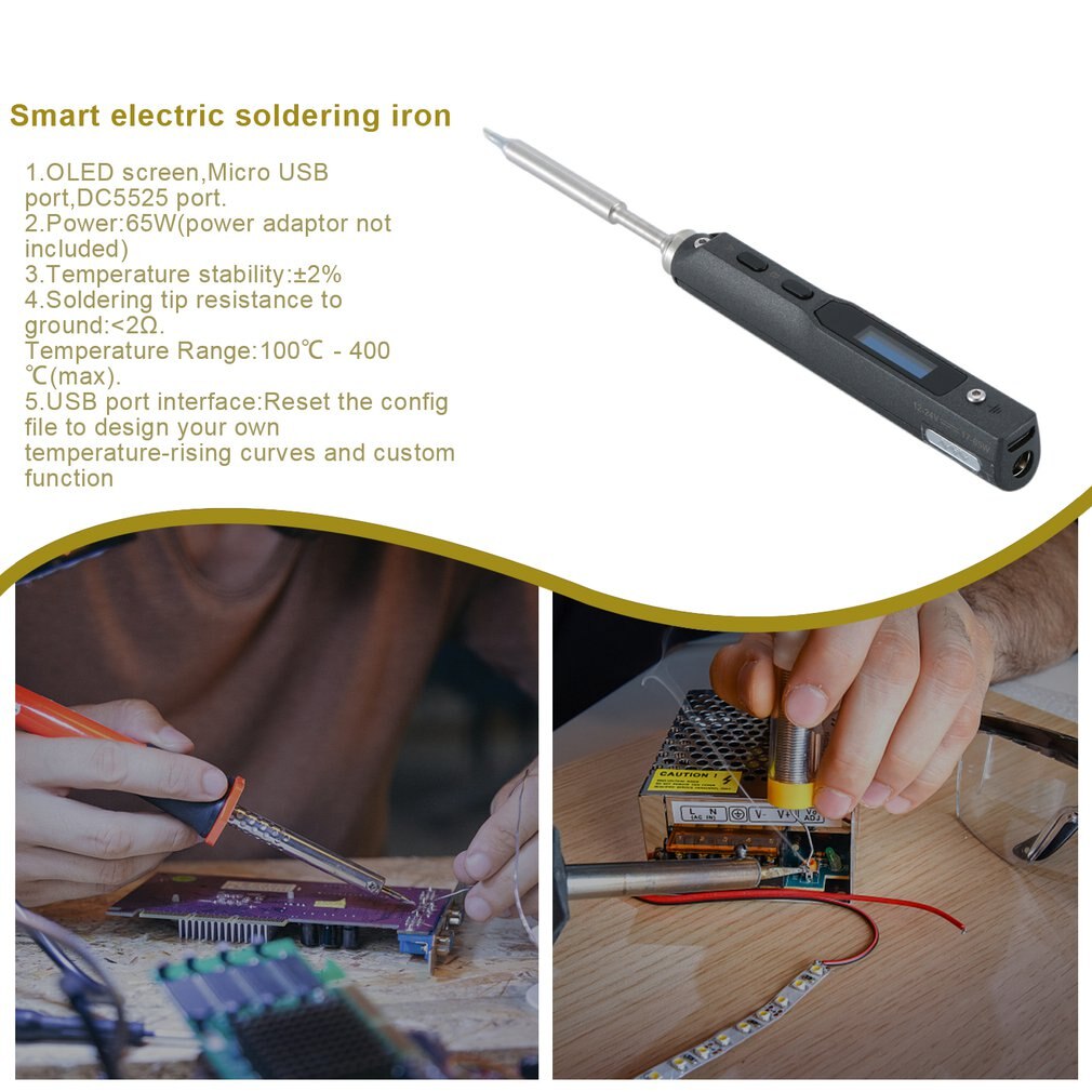 TS100 Electric Soldering Iron Tips TS100-BC2 C4 D24 I K KU B2 Lead Free Welding Iron Tips For MINI Soldering Station