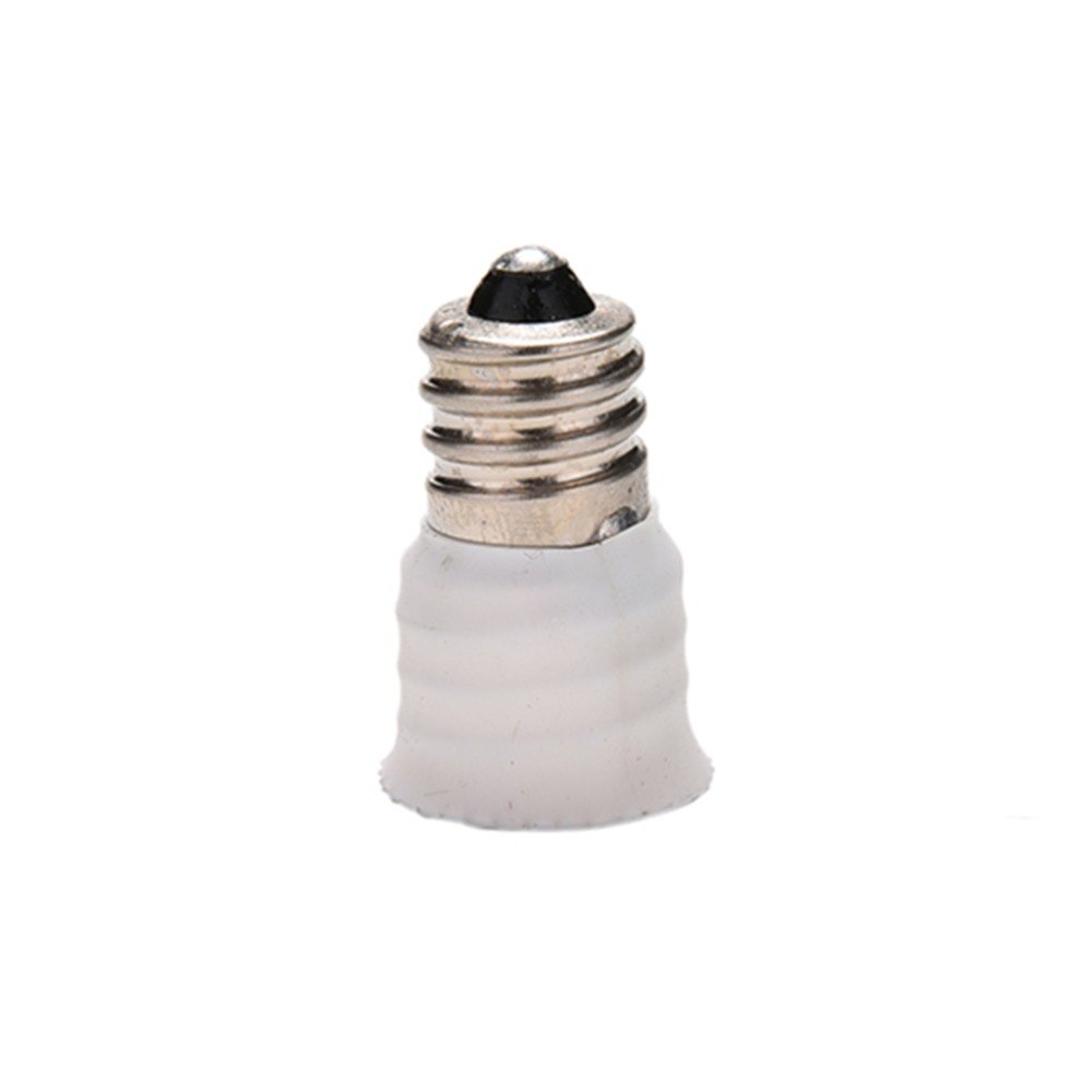 1Pcs E12 Om E14 Lamp Lamp Houder Adapter Socket Converter Wit Licht Base Kandelaar Lamp Houder Converter