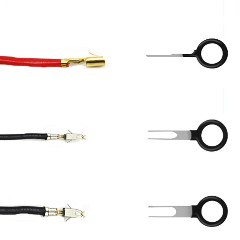 11PCS Automotive Plug Terminal Removal Tool Car Electrical Wire Crimp Connector Pin Extractor Kit Key Pin Removal Tool