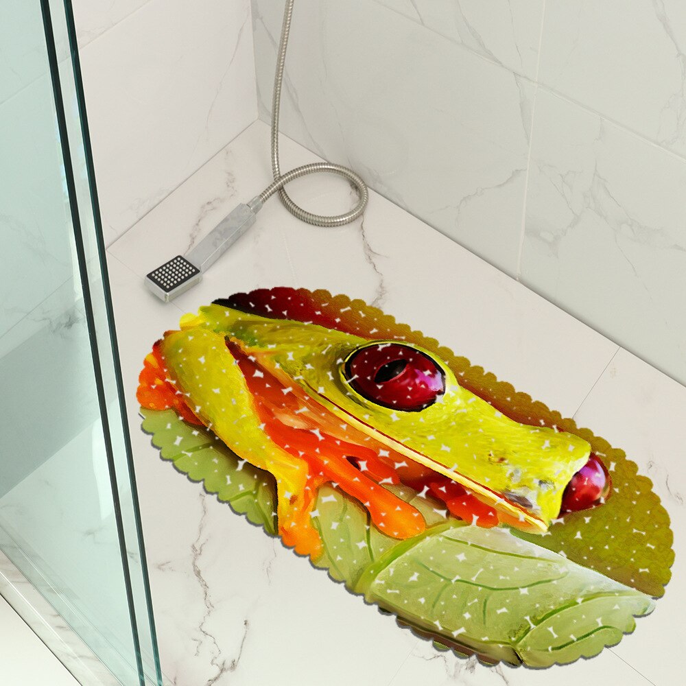 Bathroom, bathroom, anti-slip and waterproof pvc material, household mats, floor mats, massage mats bathroom mat set