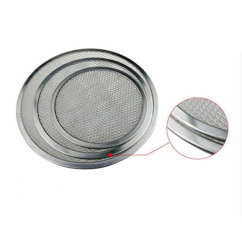 1pc fortykket pizzanet fad 6 tommer -10 tommer aluminium sigte pizza pizza tørring maske fad pizza bageform fad bagning