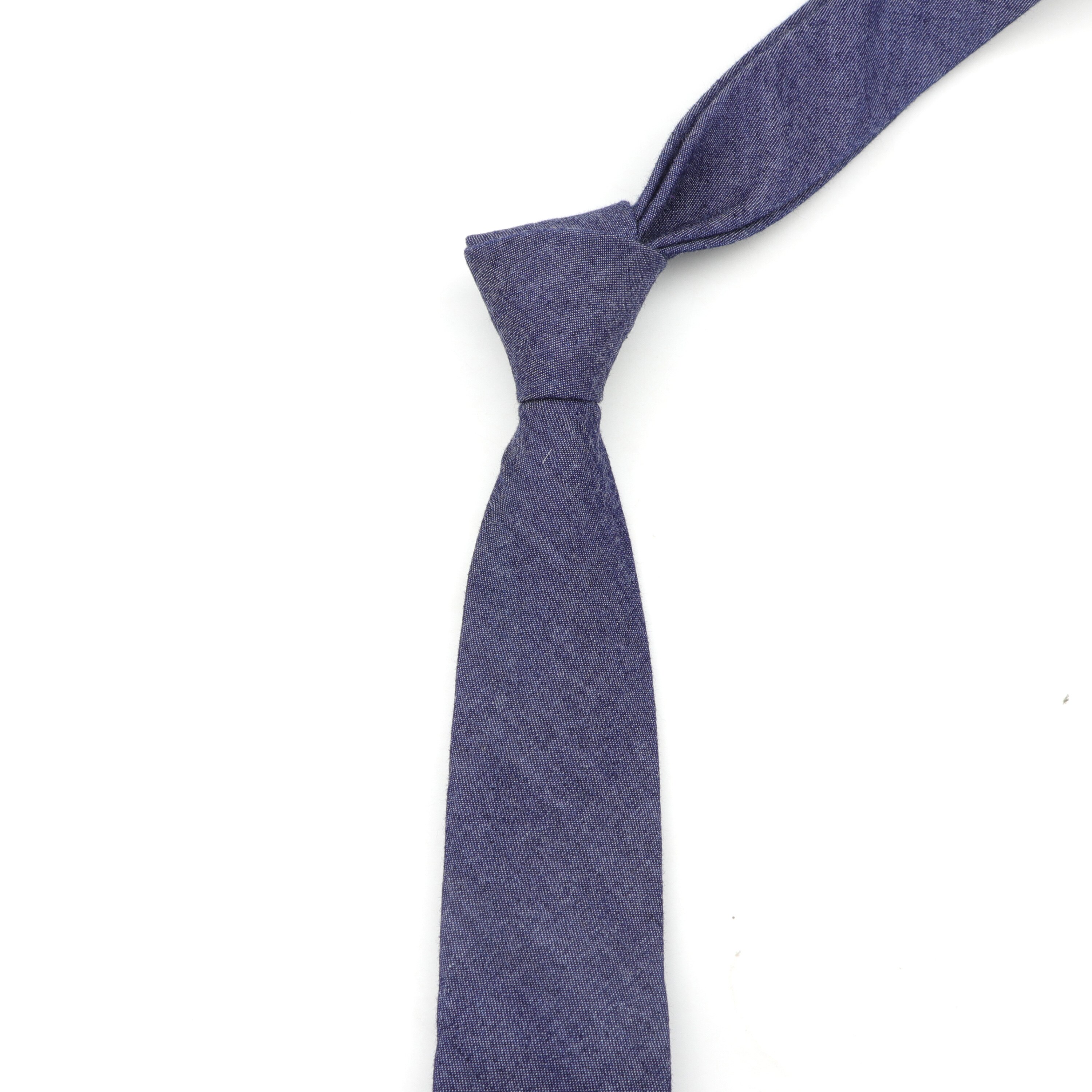 Ensemble de pinces à cravate 6cm, , couleur unie, laine + coton, attaches brillantes, fermoir coloré pour accessoires