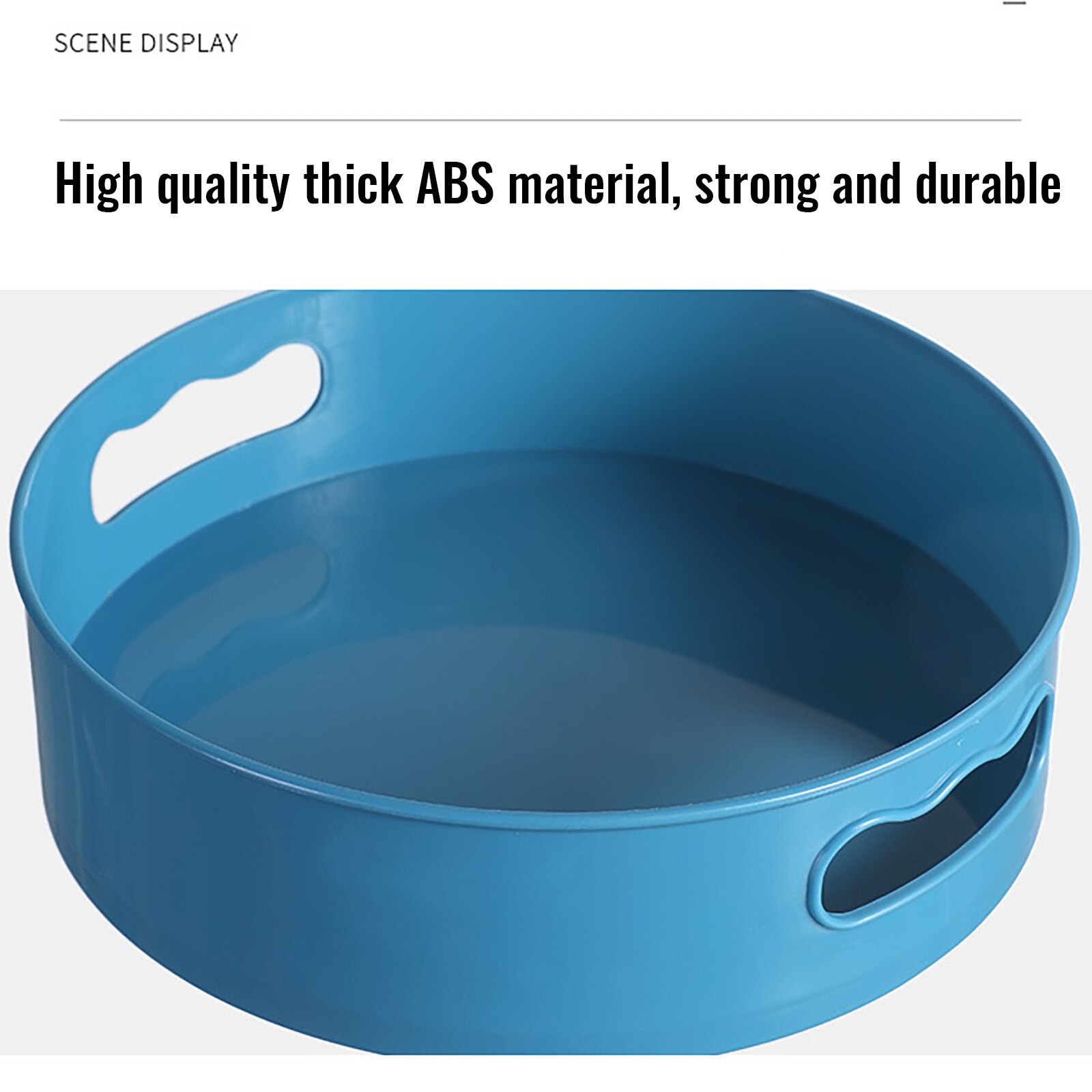 Multifunctional Storage Trays Box Rotatable Kitchen Storage Tray With Handle Make Organizer Seasoning Storage #35