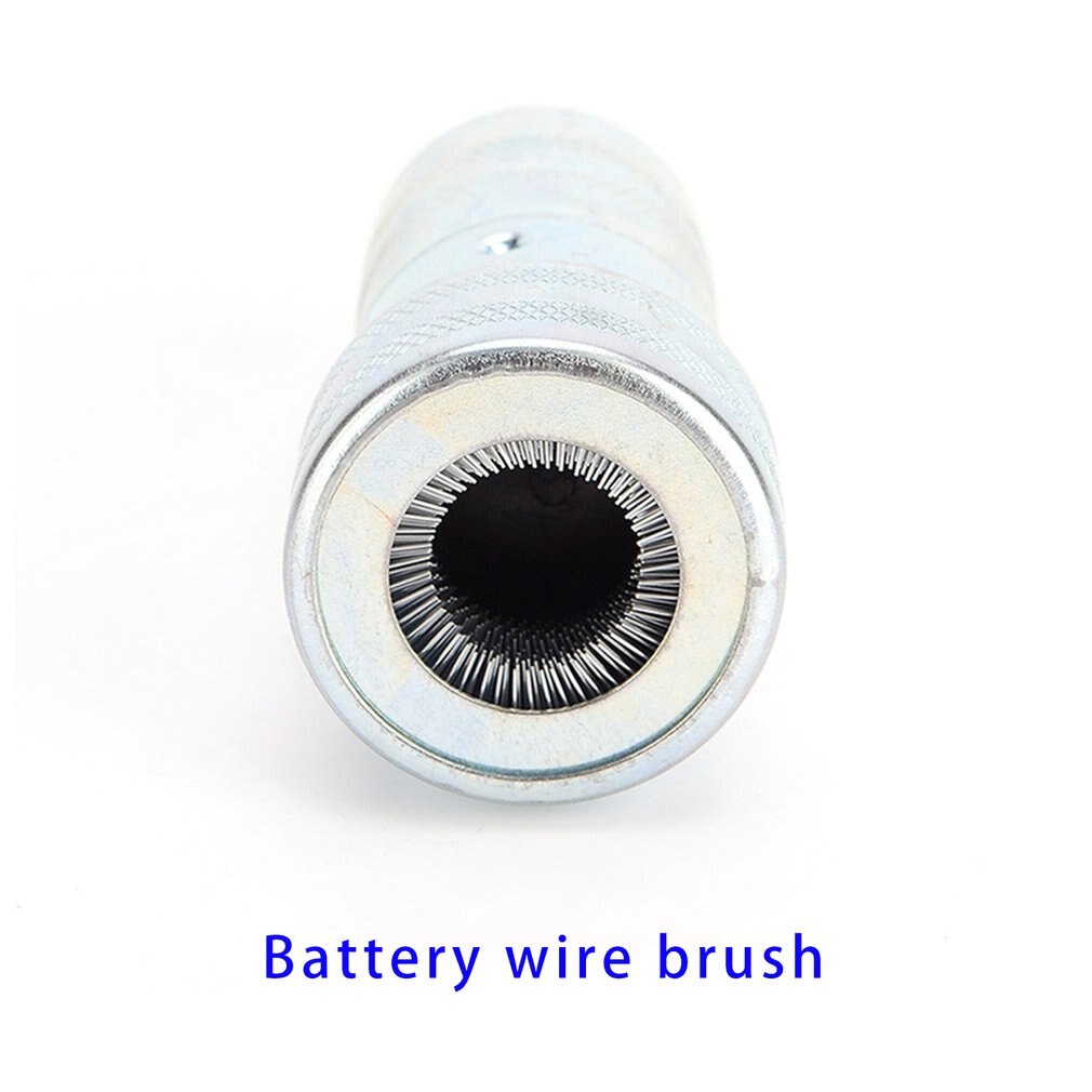 Car Battery Brush Battery Cleaning Tool Battery Bottle Head Cleaning Brush Battery Clip Wire Brush