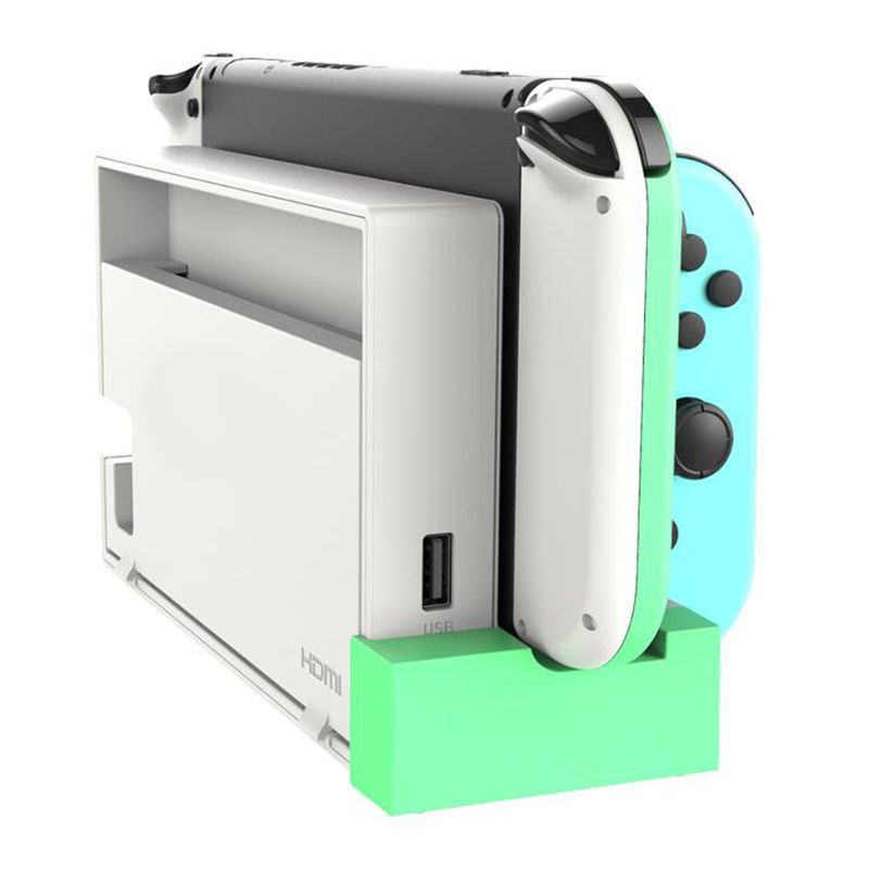 Station de charge pour manette de jeu, support pour console de jeu ns switch joy-con avec voyant lumineux