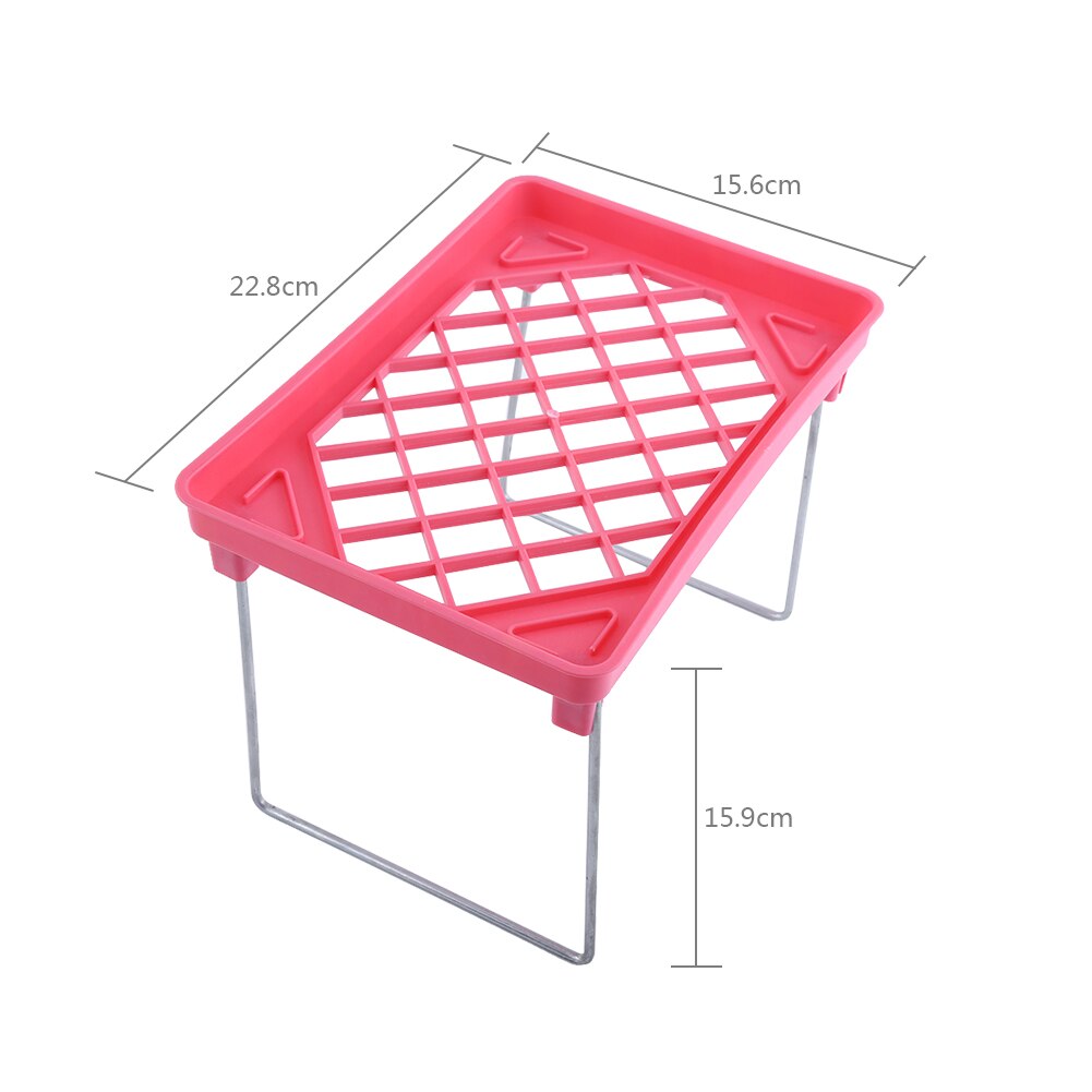 Multi Use Multilayer Foldable Shelf Kitchen Cabinet Storage Stackable Cupboard Rack Organizer Kitchen Sundry Storage Shelf Rack