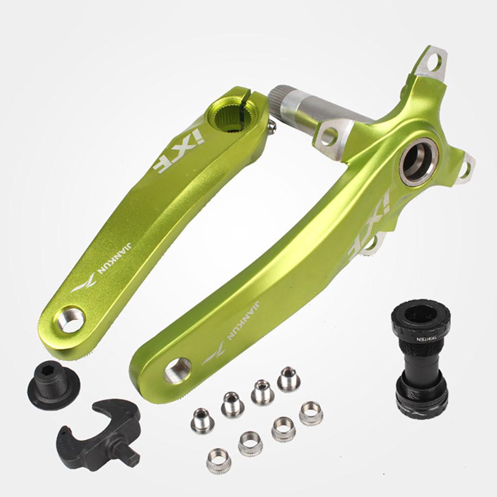170mm bicicleta manivela IXF Izquierda/biela derecha + Fondo soportes de platos y bielas de aleación de aluminio de cigüeñal de bicicleta de montaña conjunto de piezas de ciclismo