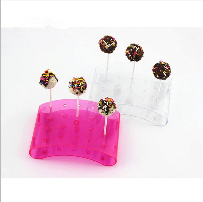 20 Gaten Cake Stand Pop Lollipop Stands Cake Display Stand Houder Lolly U-vormige Display Diy Bakvormen Taart Keuken Gadgets