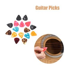 30Pcs Celluloid Picks Guitar Picks Acoustic Electric Plectrums Celluloid 0.46mm 0.71mm 0.96mm Assorted Guitars Accessories