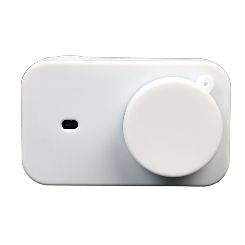 Anti-scratch Silicon Gel Protective Case Cover With Lens Cover for Xiaomi Mijia Mini Action Camera 4K Sport Video Cam Accessory