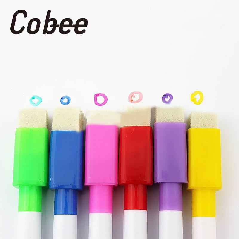 8 kleuren Whiteboard Schoolbord Marker Pennen met Magnetische Gum Kantoor