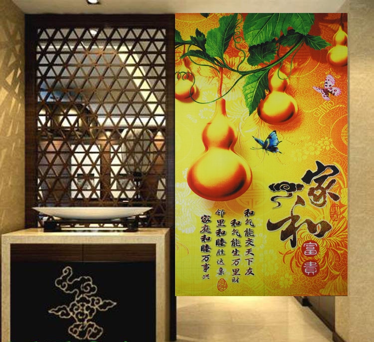 Noren koi pion japansk gardin noren japansk gardin dörröppning gardin feng shui dörrgardin: C / 85 x 170cm
