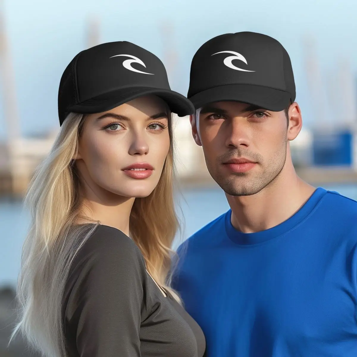 Rip Curl Logo Mesh Baseball Caps Snapback Mode Baseball Hoeden Ademend Casual Pet Outdoor Voor Heren En Dames
