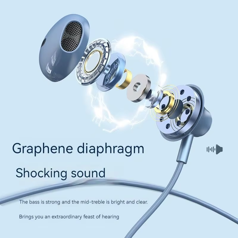 # Stereo 9D typ C i 3,5 mm słuchawki dla graczy słuchawki przewodowe słuchawki douszne słuchawki HiFi słuchawki basowe do Samsung słuchawki douszne w mikrofonie zestaw głośnomówiący