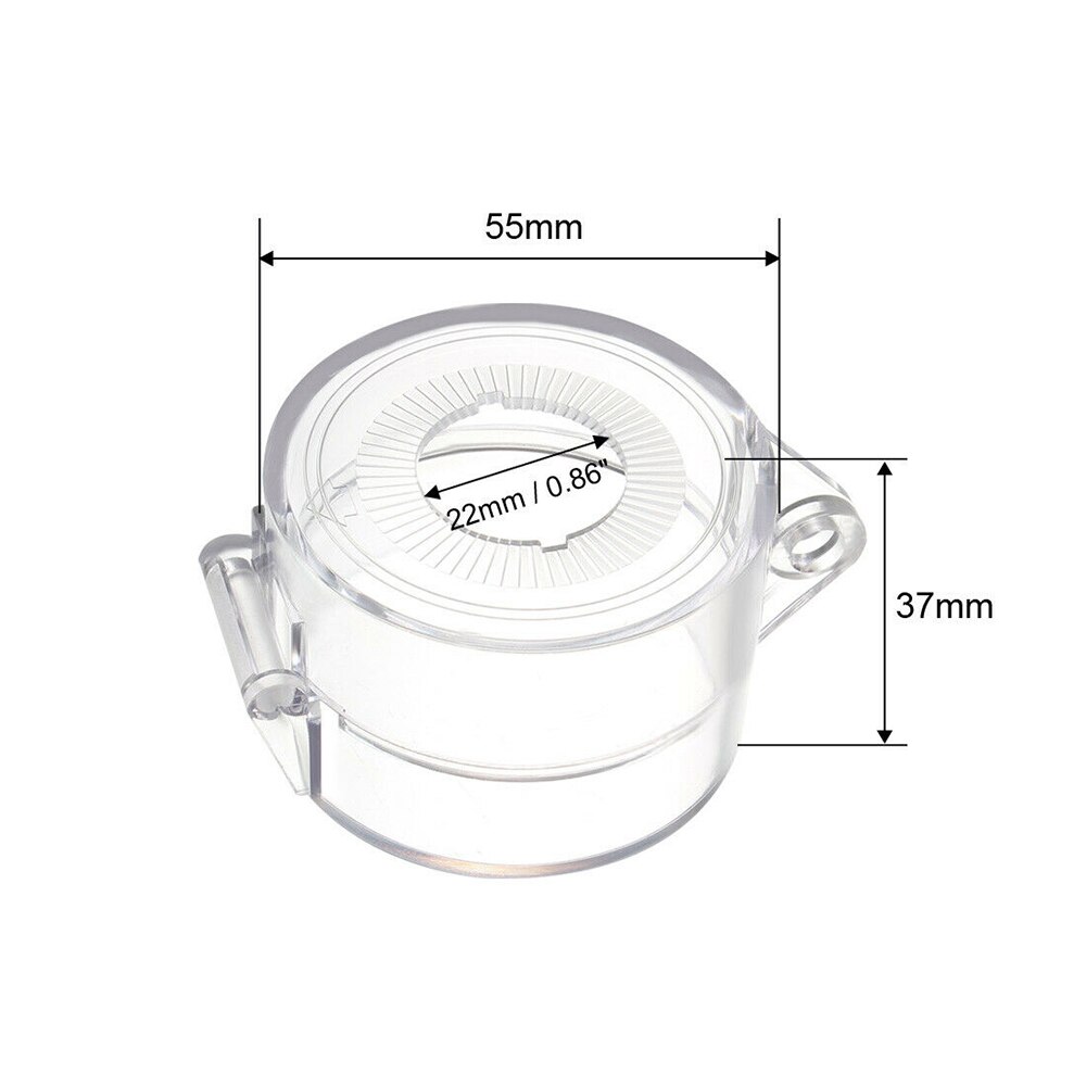 22mm Push Button Switch Protector Emergency Stop Transparent Cover Guard For Industrial Chemical Electric Power Coal Palces