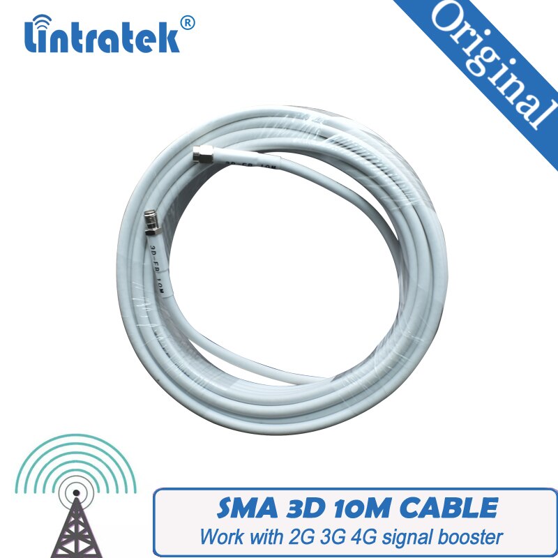 SMA 10 Meter Koaxialkabel für Anschluss Außen-oder Innen Antenne praktisch KW13A KW16L-S Signal Verstärker Verstärker Booster