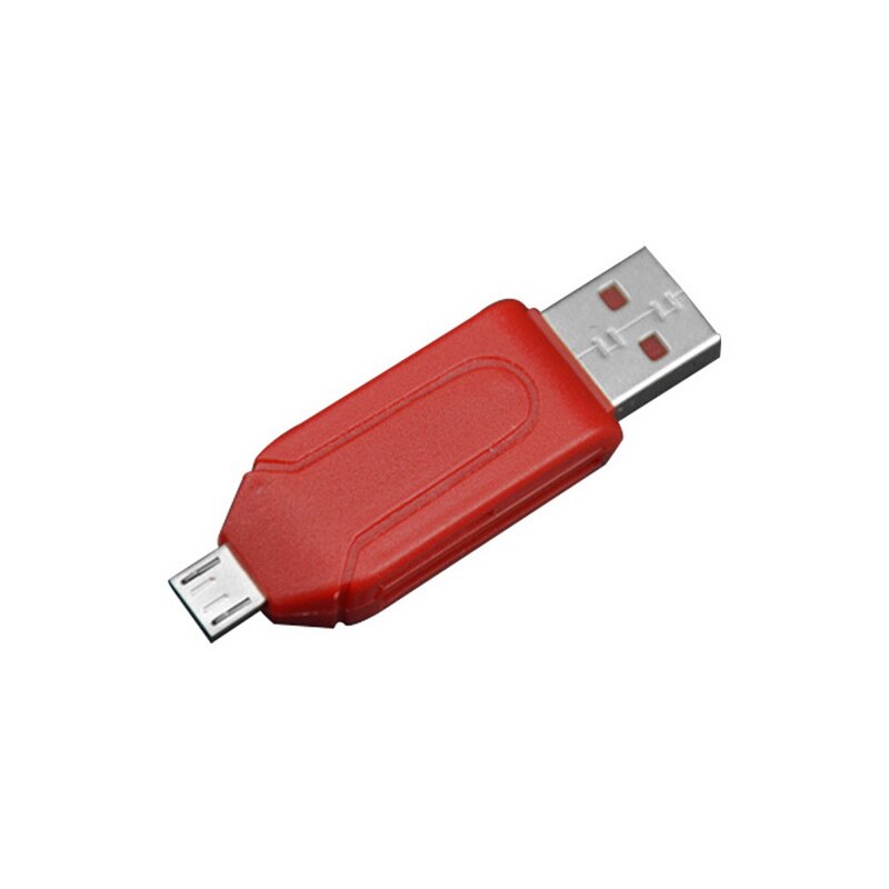 Ny 6 färger sd tf kortläsare usb usb 2.0 adapter för pc telefon laptophothot: G263937