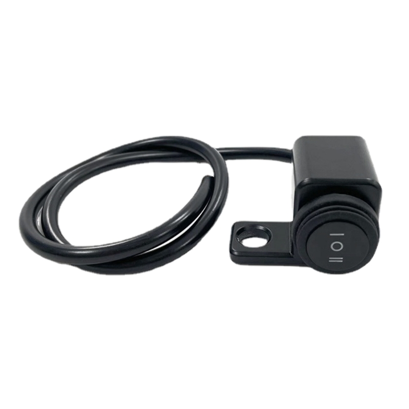 12V Motorbike Handlebar Headlight Button Switch Aluminum Alloy On/Off Fog Spot Light Switch Left/Right Metal Switch: Red