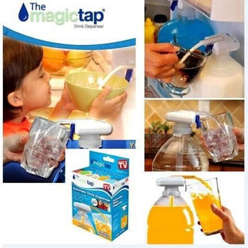 Magic Tap Elektrische Automatische Water & Drank Dispenser Spill Coke Drinken Tool Drinker Saver Soda Dispenser