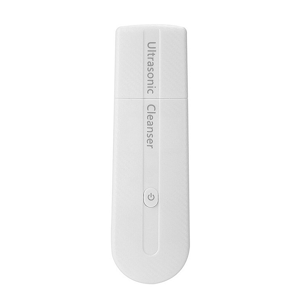 Ultrasonic Skin Scrubber/Facial Skin Spatula/Blackhead Remover Tools Pore Cleaner Scrubber Spatula, Comedones Deep Cleansing: white
