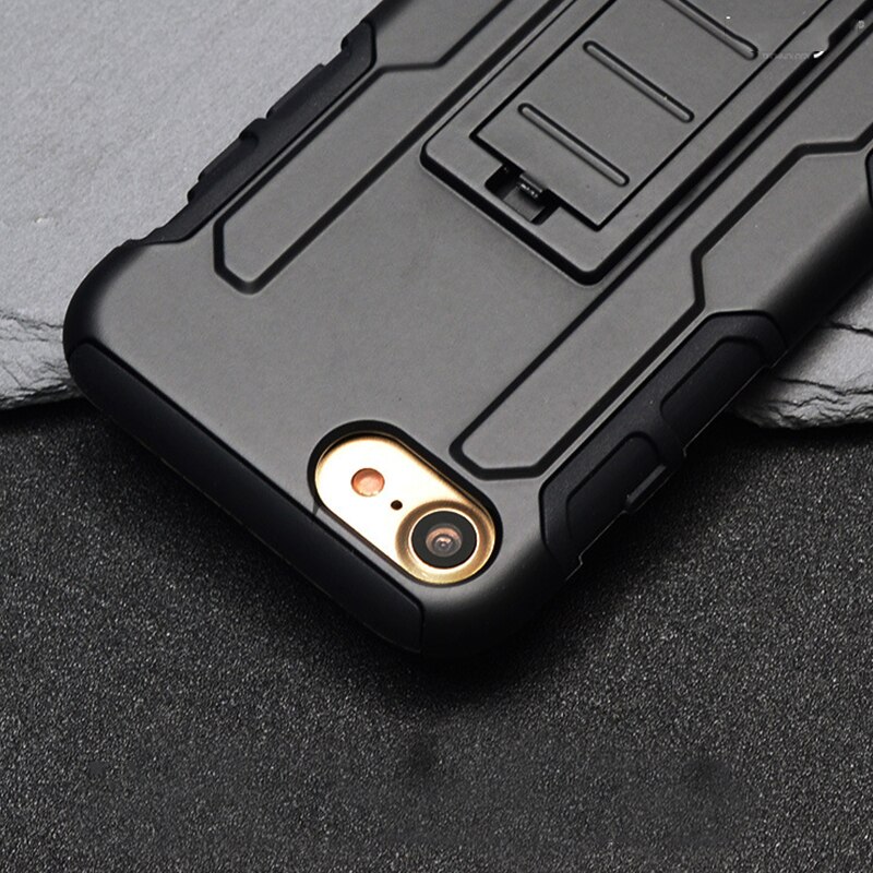 Armor Case For iPhone 6 6s Plus SE 5 5S Back Cover Belt Clip Stand Holster Hybrid Hard Mobile Phone Covers Full Protective Funda