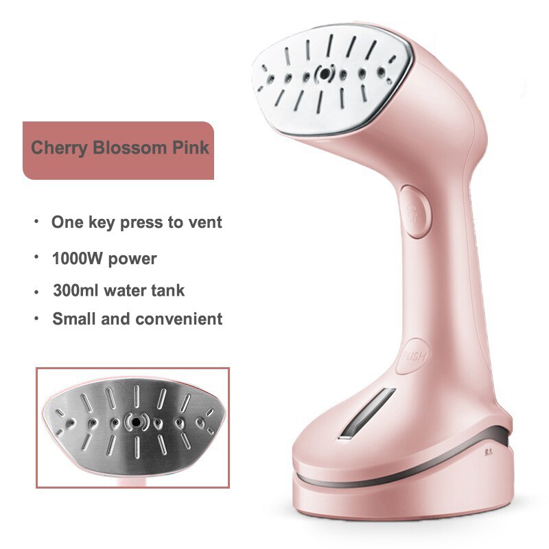 The Fourth Generation 1000W Handheld Garment Steamer Portable Small High Temperature Ironing Machine Travel Home Steam Iron: Navy Blue