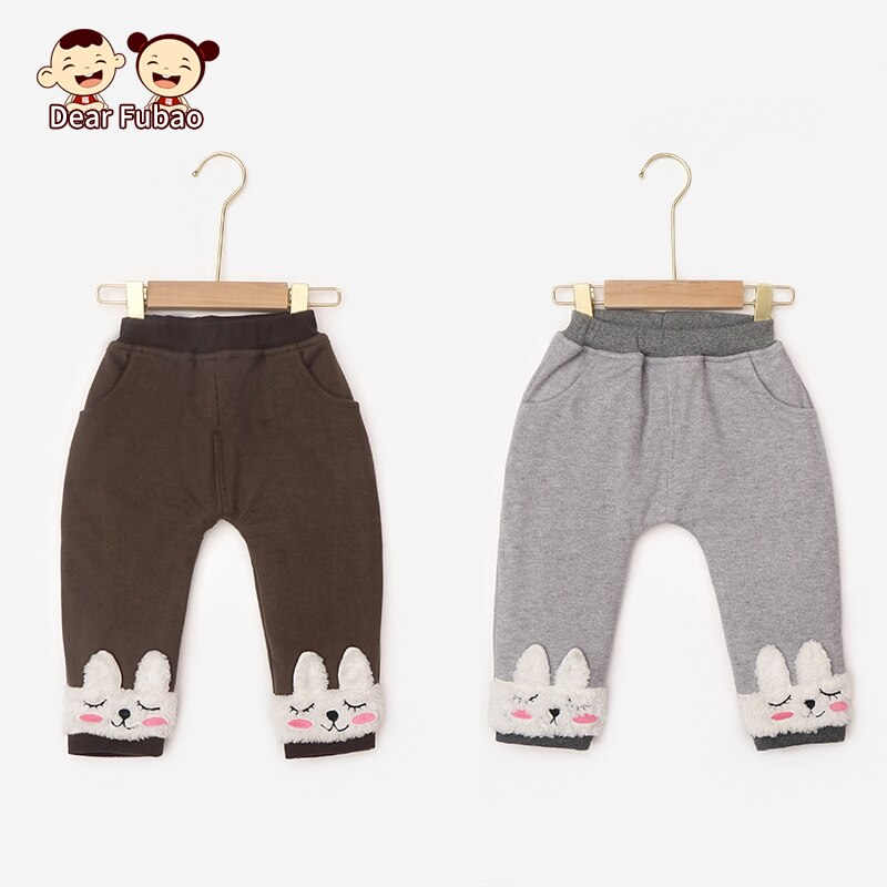 Pantalon en coton pour bébés | Épais, pour nourrissons, enfants, mignons décontracté és, pantalons pour garçons et filles, taille élastique, Legging Long, offre spéciale