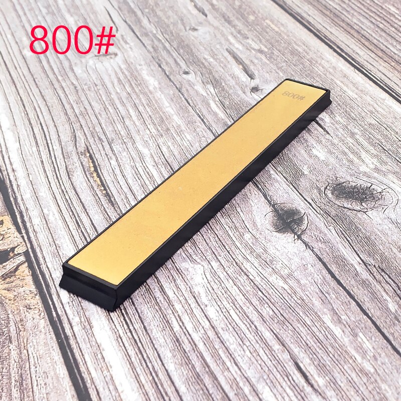 Diamant doré bru pierre de mise en forme angle fixe tranchant ener pierre de rodage couteau de cuisine bord d'apex la lame est tranchante: 800 Grit
