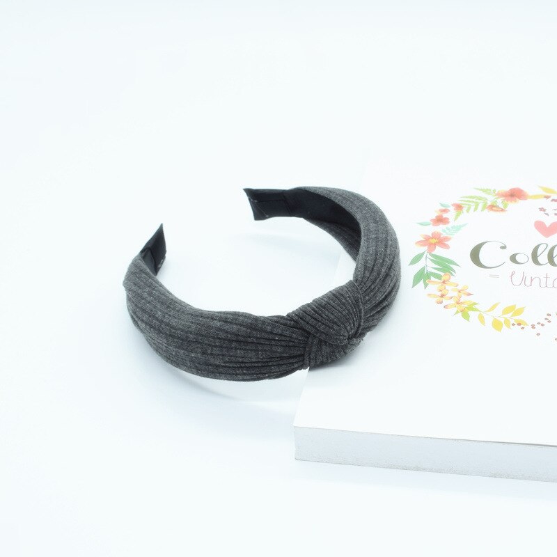 Diadema anudada para niña y mujer, bandanas con lazo de lana, diadema con orejas de animales, turbante, accesorios para el cabello, 1 ud.