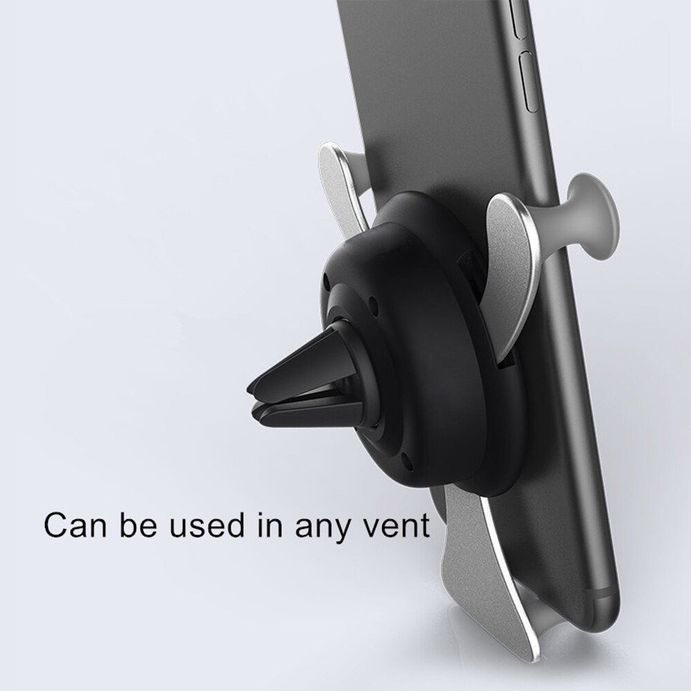 Zwaartekracht auto telefoonhouder universele 4.0-6.0 inch mobiele telefoon auto ventilatierooster houder 360 graden rotatie ondersteuning gps houder in de auto